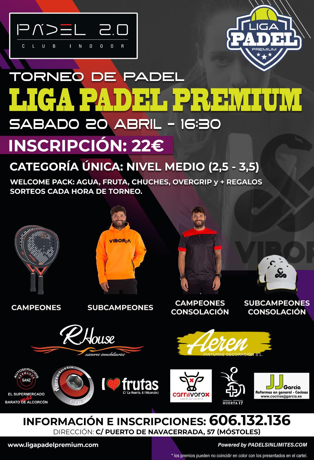 Torneo Pádel - Liga Pádel Premium